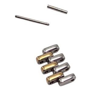 Movado Watch Link 12.70 mm Gold Tone & Stainless Steel Swiss Made Authentic